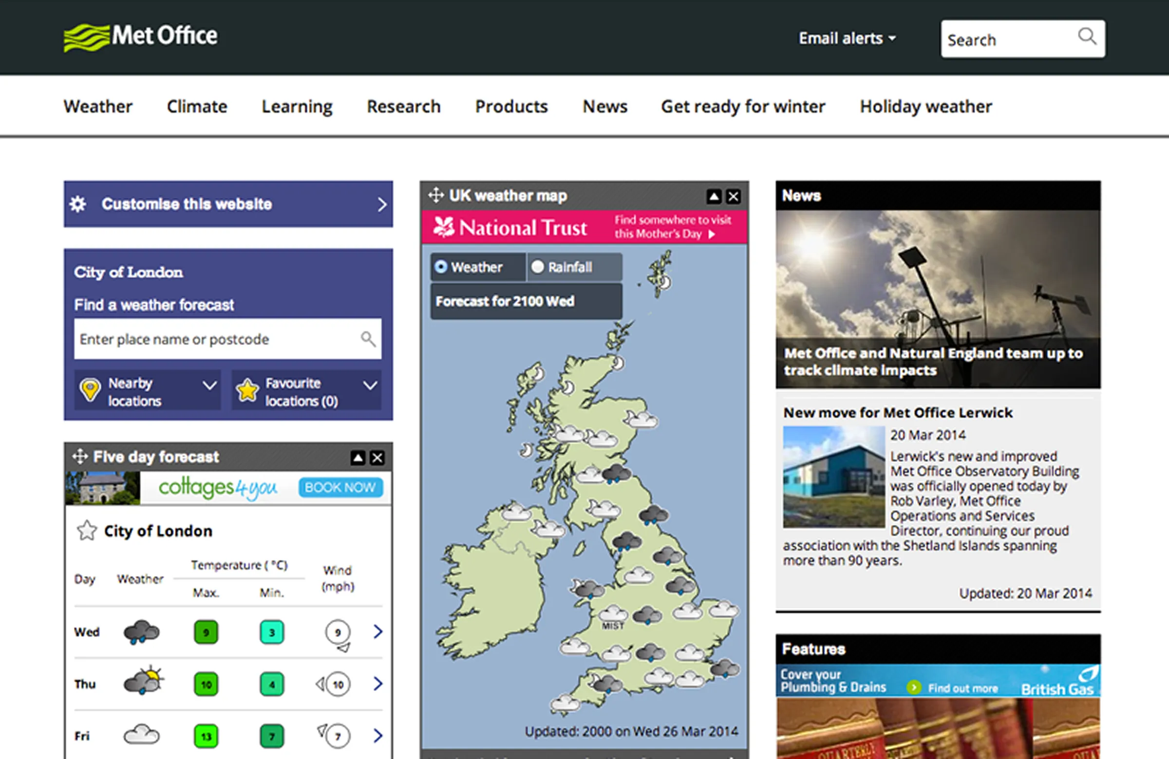 Met Office — home page