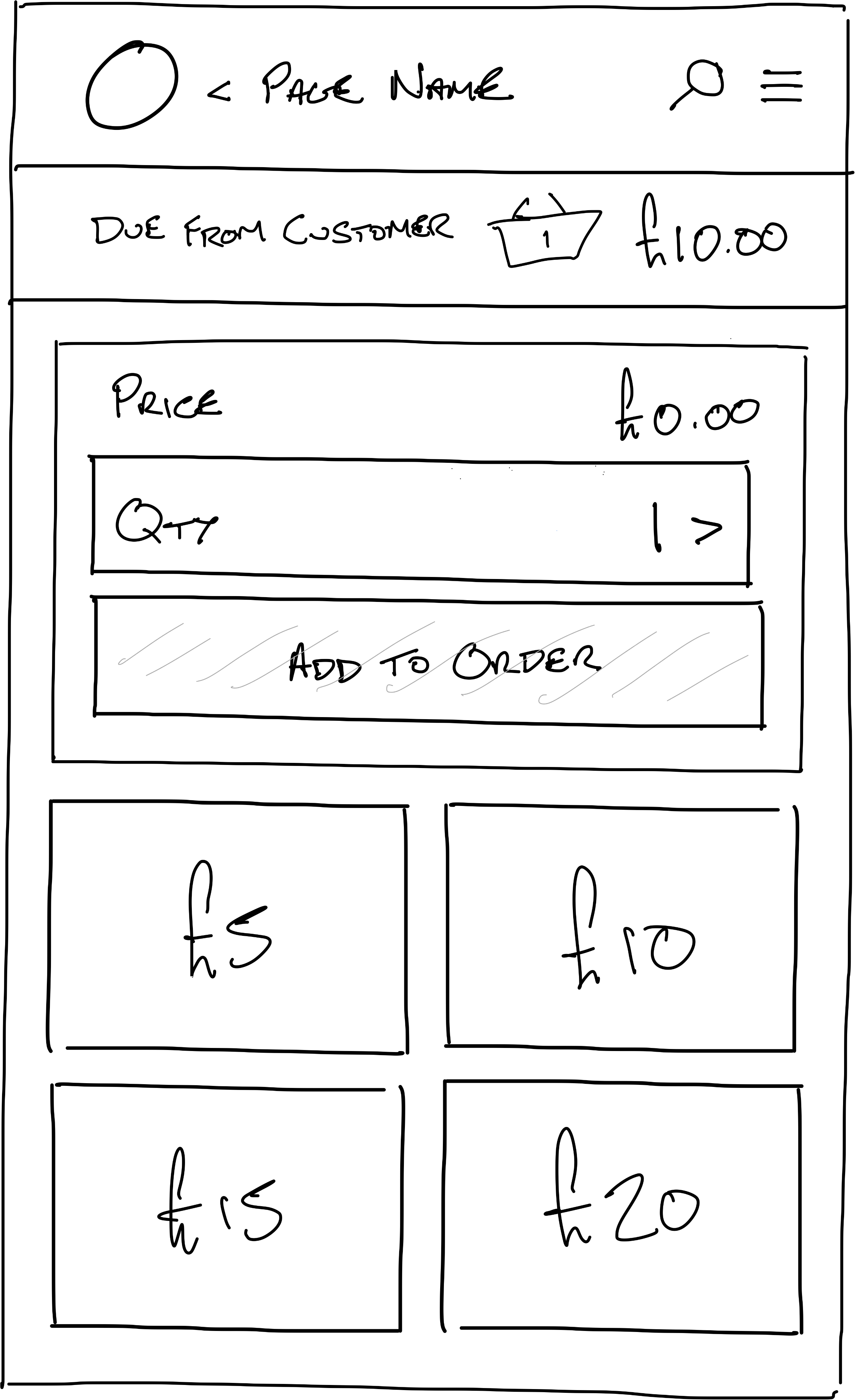 Sample mobile sketch